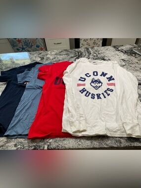 Bundle of 4 UCONN / UConn Health T shirts